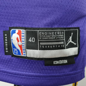 Camisa NBA Lakers #8 Bryant Purple 75° Aniversário- 23/24
