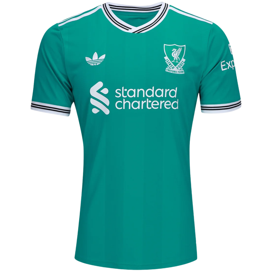 Camisa Liverpool Third 25/26 s/n Torcedor Adidas Masculina - Verde