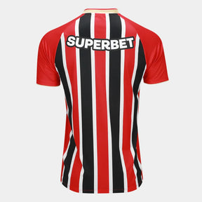 Camisa São Paulo II 25/26 Torcedor New Balance Masculina - Vermelho+Branco