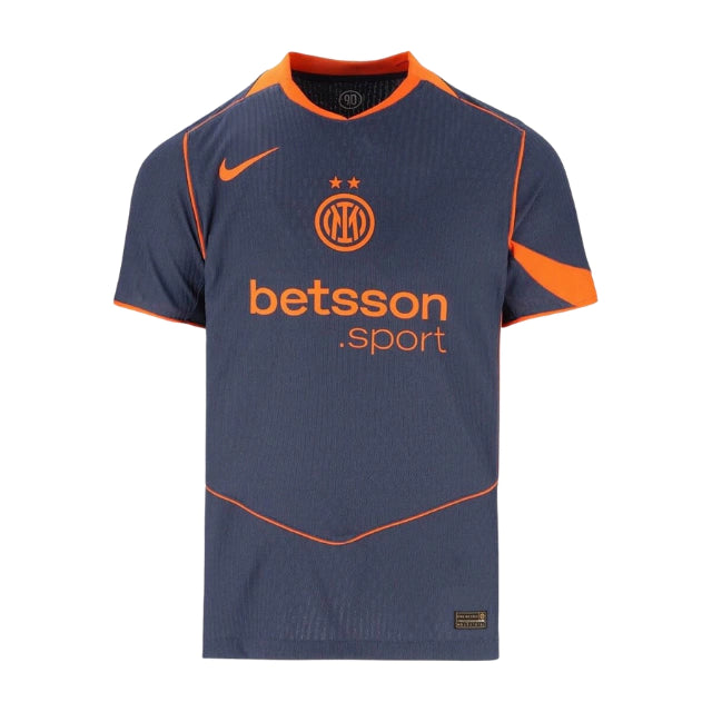 Camisa Inter de Milão III 2025/26 Azul e Laranja Total 90