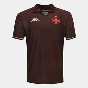 Camisa Vasco III 25/26 s/n Jogador Kappa Masculina - Marrom