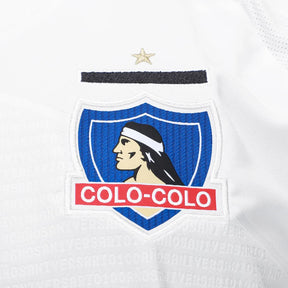 Camisa Colo-Colo Home 25/26 Torcedor Adidas Masculina - Branco+Preto