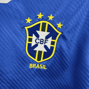 Camisa Futebol Brasil Retrô II Copa do Mundo 1994 Azul Masculina