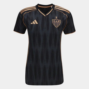 Camisa Atlético Mineiro III 25/26 s/n Torcedor Adidas Feminina - Preto