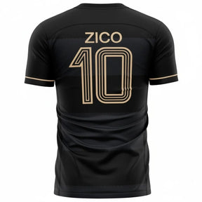 Camisa Flamengo Volta Zico Preta/Dourada Oficial