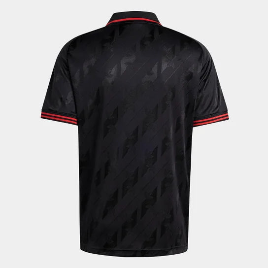Camisa Flamengo Lifestyler 25/26 Adidas Masculina - Preto