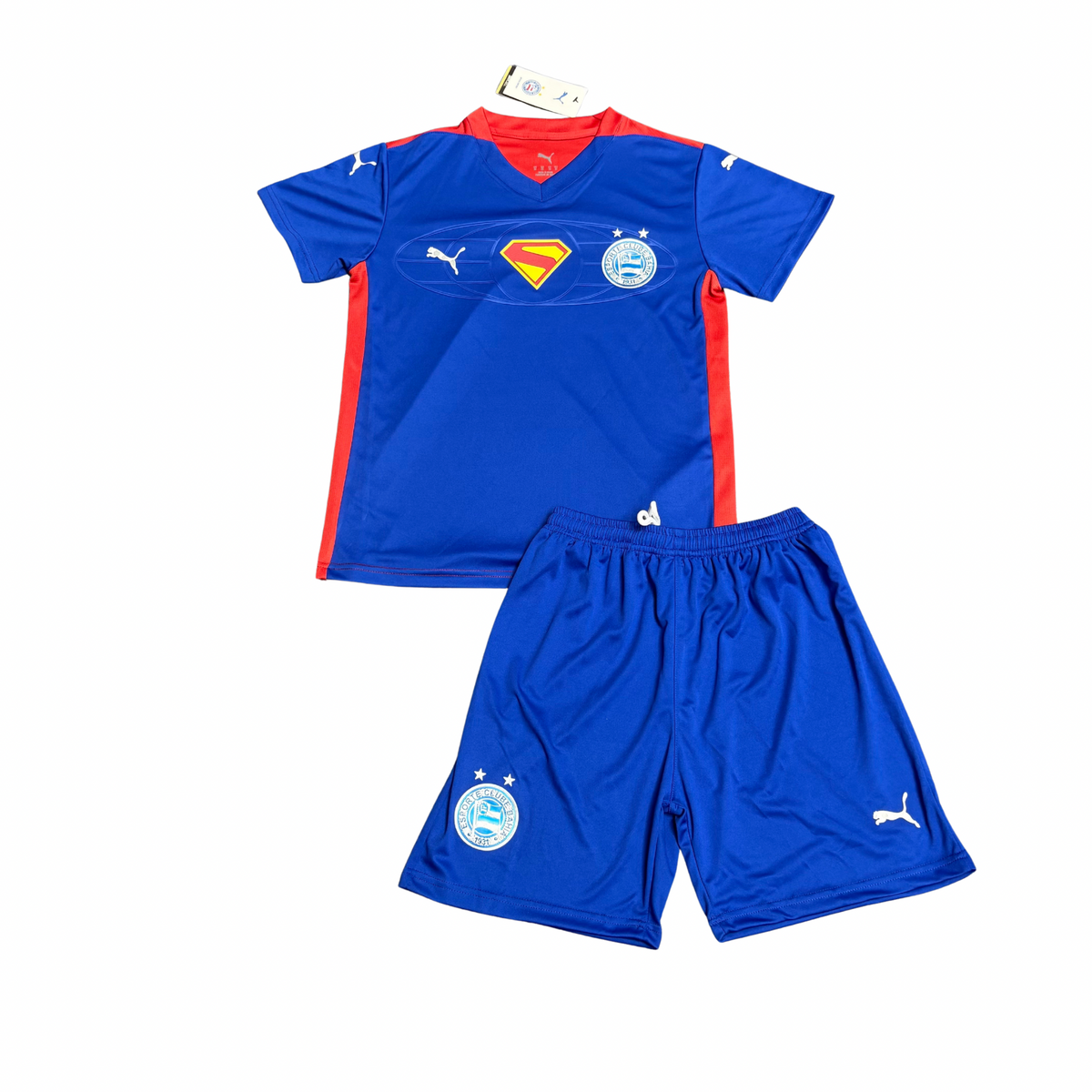 Conjunto Infantil Bahia Puma 25/26 Camisa+Shorts