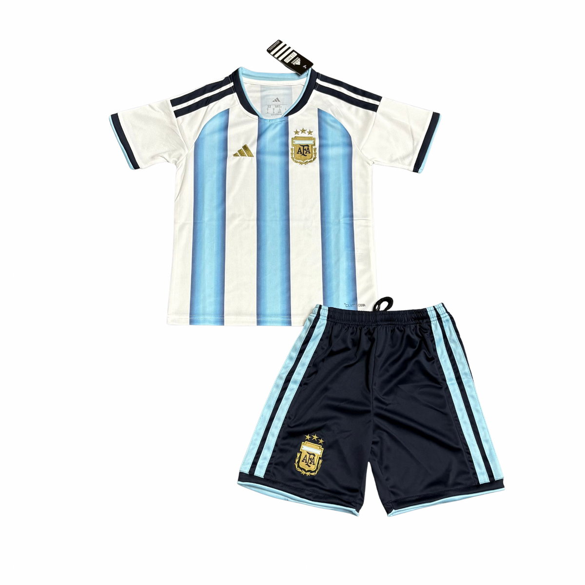 Conjunto Infantil Argentina Adidas 25/26 Camisa+Shorts