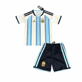Conjunto Infantil Argentina Adidas 25/26 Camisa+Shorts