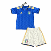 Conjunto Infantil Italia Adidas 25/26 Camisa+Shorts