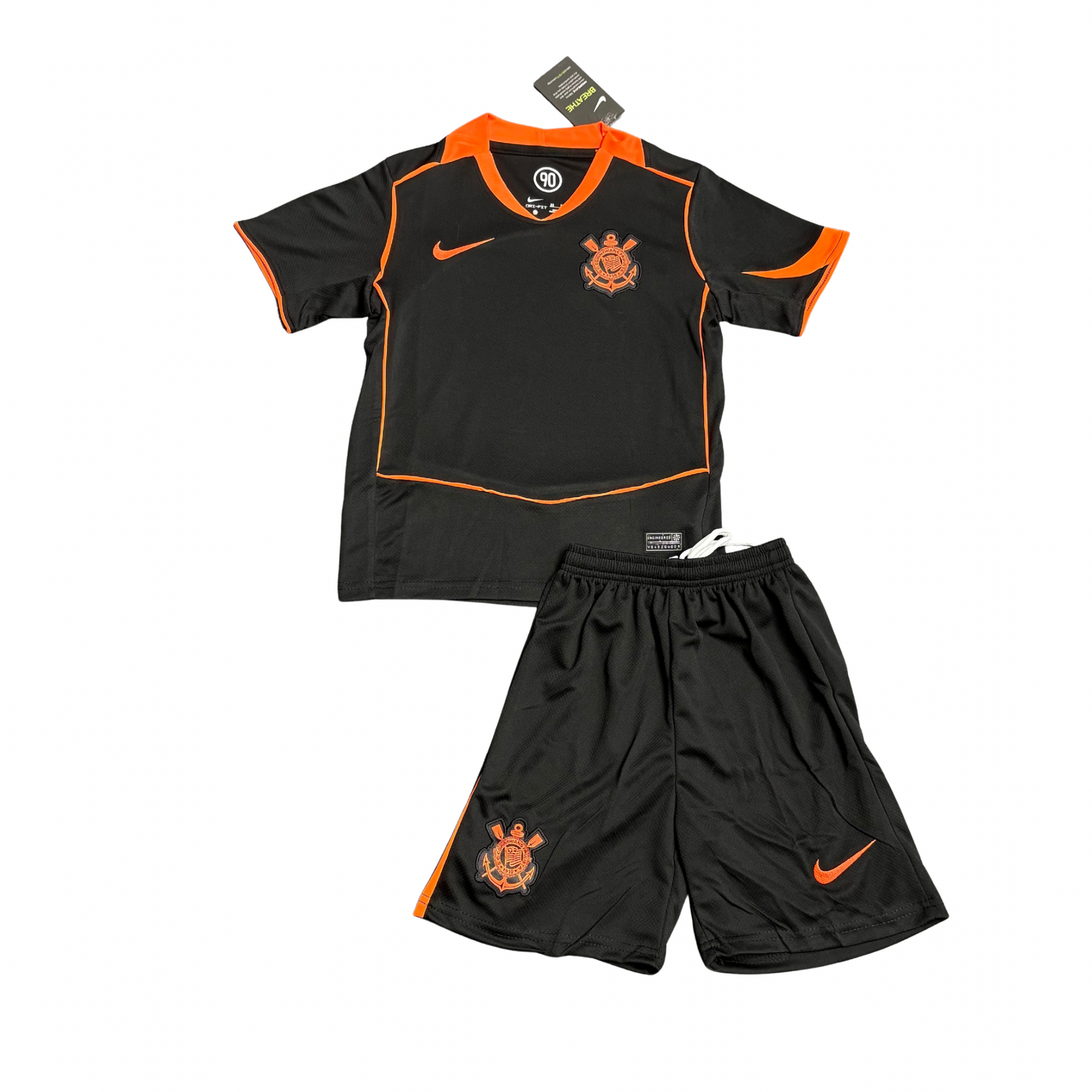 Conjunto Infantil Corinthians III Nike 25/26 Camisa+Shorts