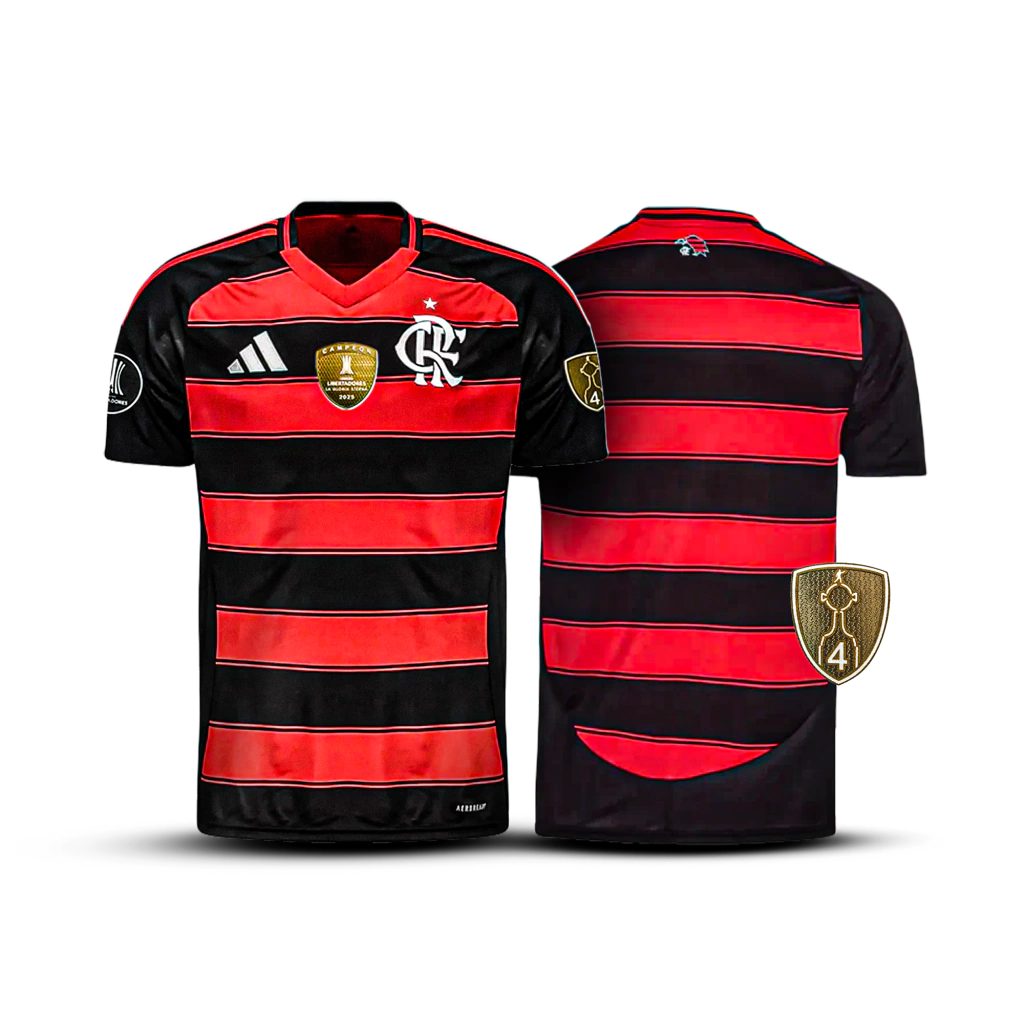 Camisa Flamengo 2025/26 I Home Masculino LIBERTADORES 2025
