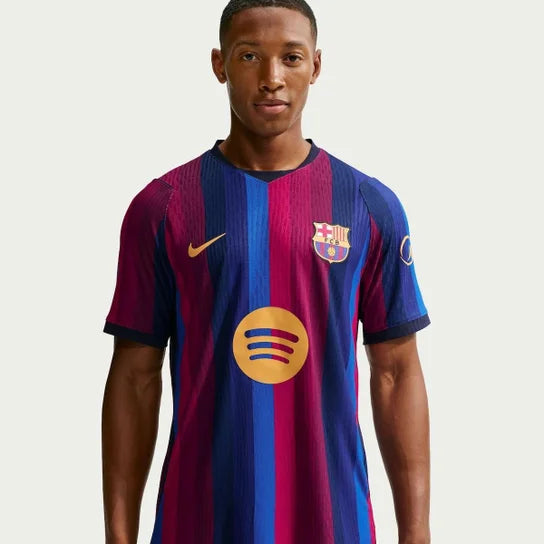 Camisa Barcelona I 2026/27 Jogador Masculino - Azul+Vermelho