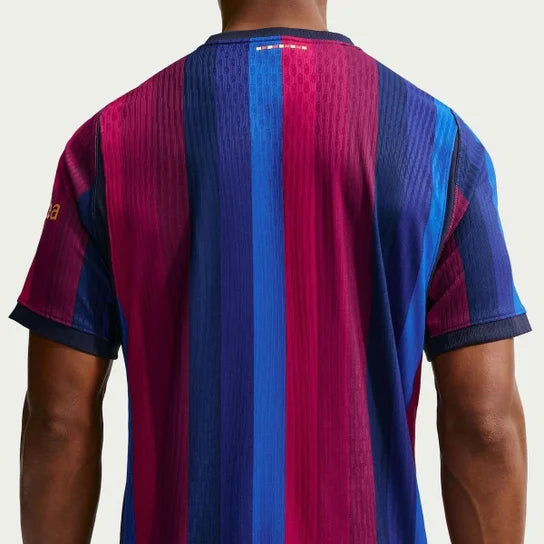 Camisa Barcelona I 2026/27 Jogador Masculino - Azul+Vermelho