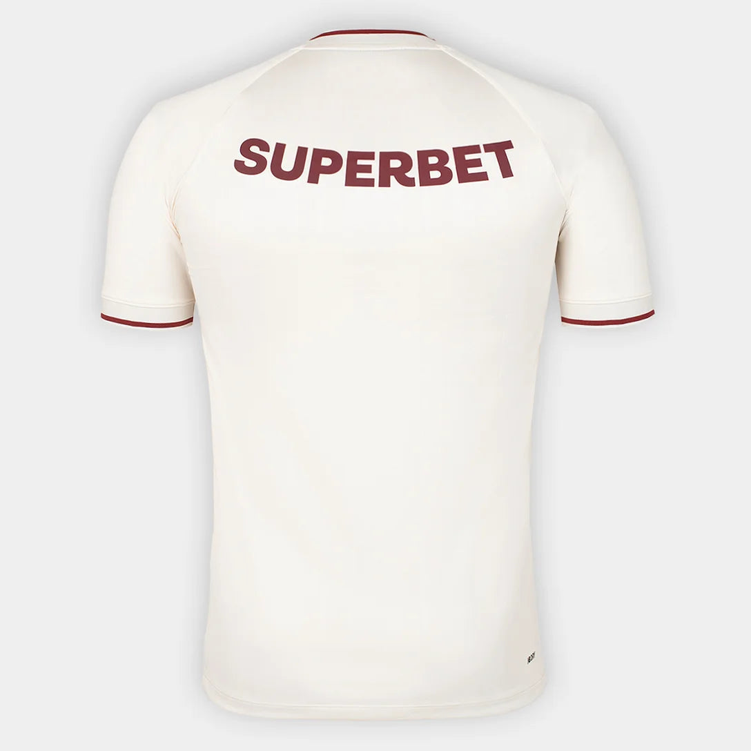 Camisa do São Paulo III 26/27 Masculina - Off White+Vinho
