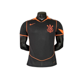 Camisa Timão Third 2025/26 Versão Jogador Nike Masculino - Preto e Laranja