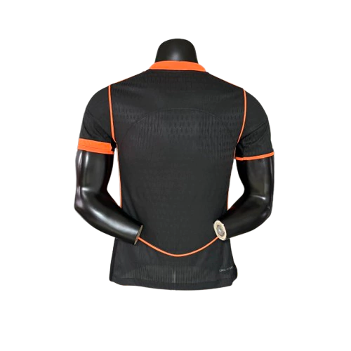 Camisa Timão Third 2025/26 Versão Jogador Nike Masculino - Preto e Laranja