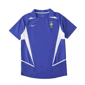 Camisa Retrô Seleção Brasil 2002 Azul