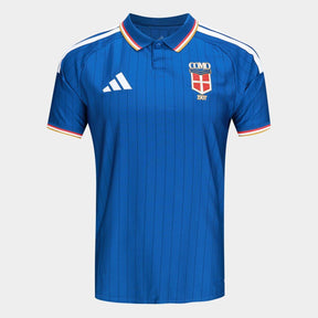 Camisa Como 1907 I 26/27 Azul - Torcedor/ Masculina