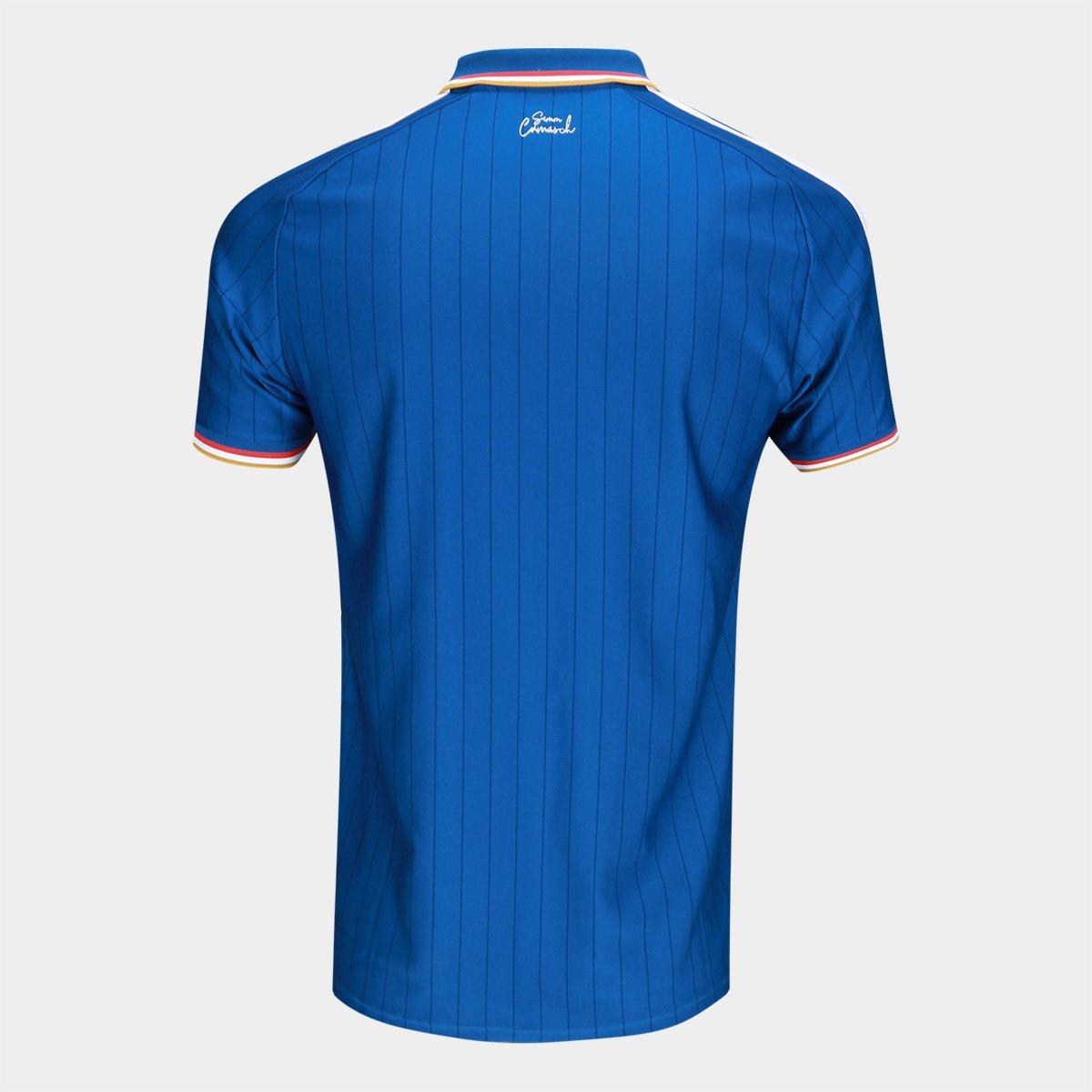 Camisa Como 1907 I 26/27 Azul - Torcedor/ Masculina