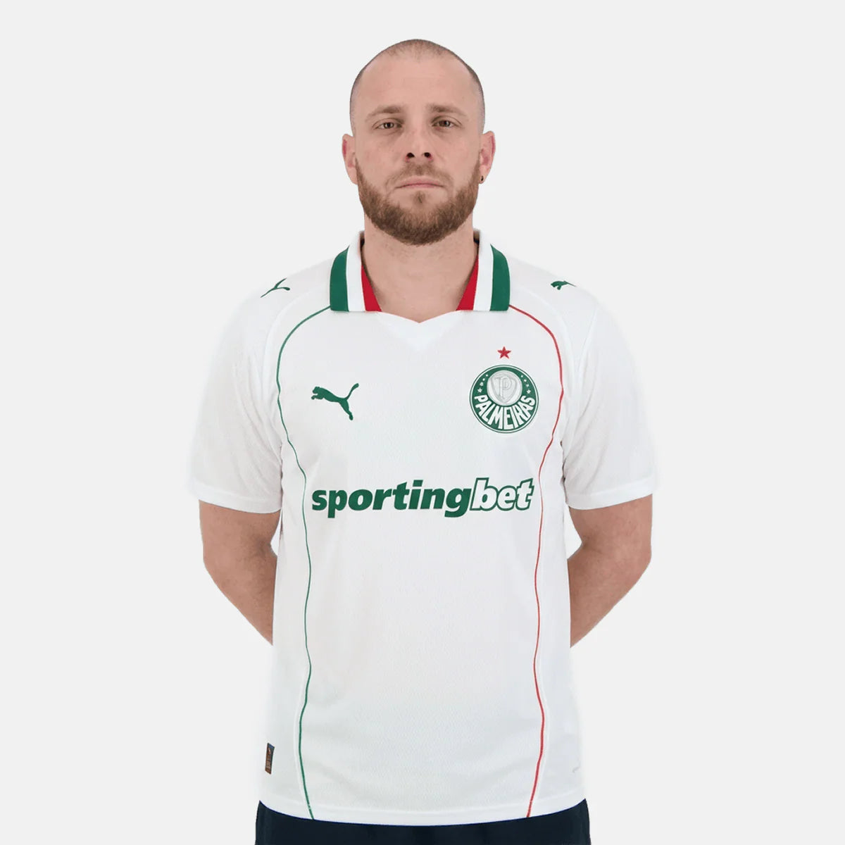 Camisa Palmeiras Away 2026/27 Torcedor - Puma Masculino Branco