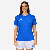 Camisa Cruzeiro I 26/27 s/n Torcedor Adidas Feminina - Azul Royal