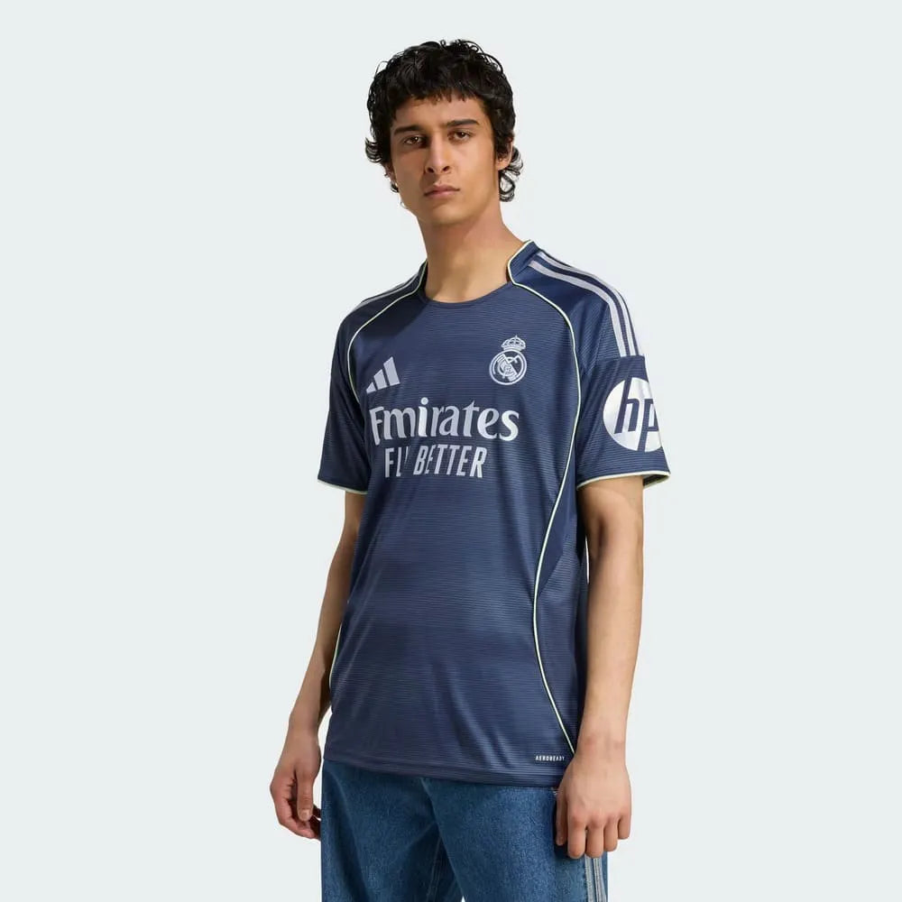Camisa Real Madrid II Adidas 25/26 Azul