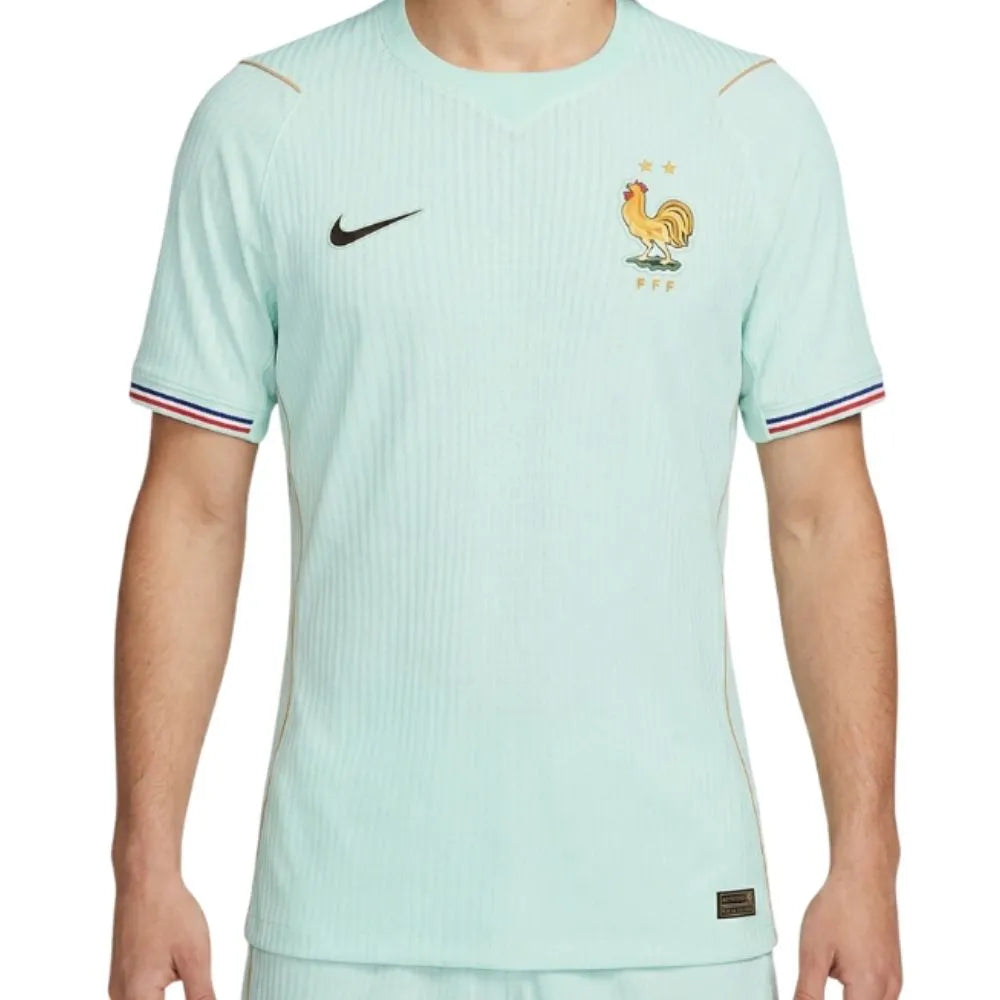 Camisa Futebol França Copa do Mundo 2026 II Torcedor Verde Claro Masculina