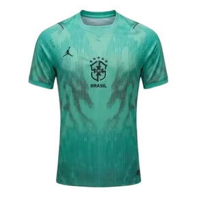 Camisa Futebol Goleiro Brasil Copa do Mundo 2026 Torcedor Verde Masculina