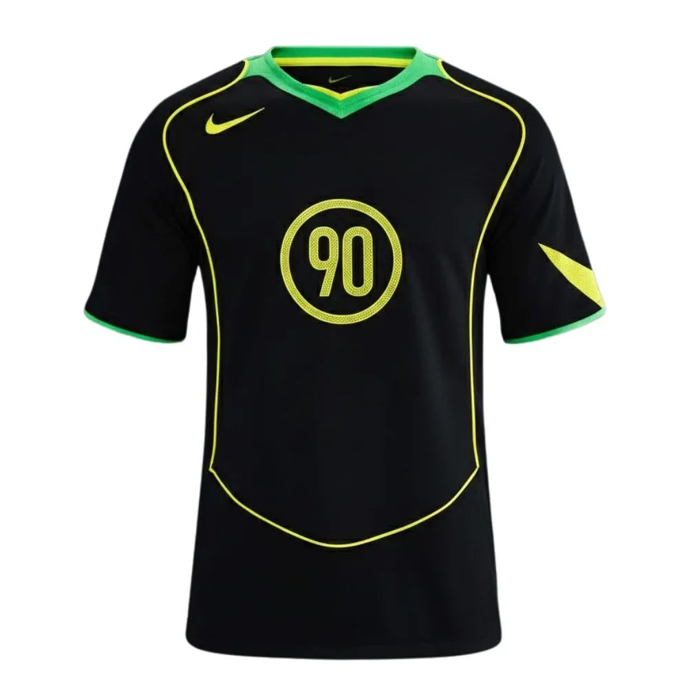 Camisa Brasil Torcedor Nike Dri-FIT Total 90 Preta Masculina