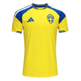 Camisa Futebol Suécia Copa do Mundo 2026 I Torcedor Amarela Masculina