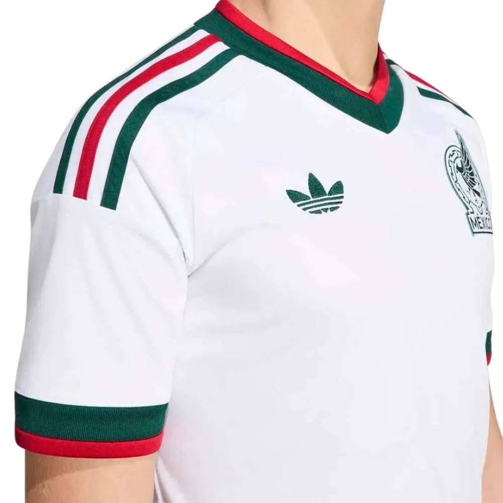 Camisa Futebol México Copa do Mundo 2026 II Torcedor Branca Masculina