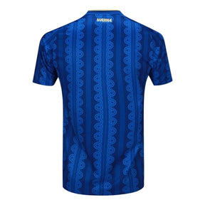 Camisa Futebol Suécia Copa do Mundo 2026 II Torcedor Azul Masculina