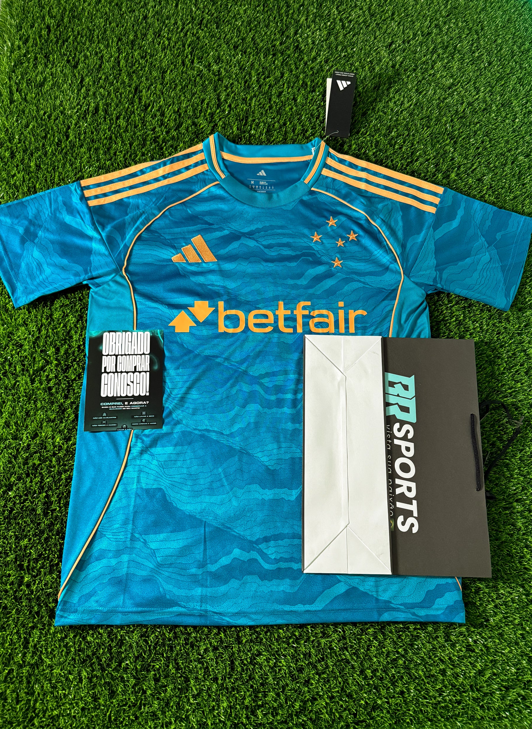 Camisa Cruzeiro 3 25/26 S/n Torcedor Masculina - Azul