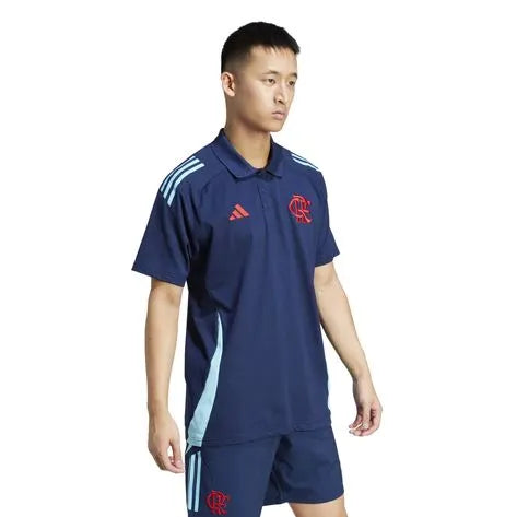 Camisa Polo Flamengo Comissão Adidas 25/26 - Lançamento
