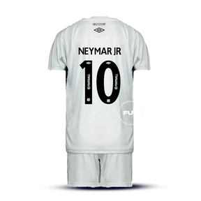 Kit Infantil do Santos 2024/25 Home + #10 Neymar Jr