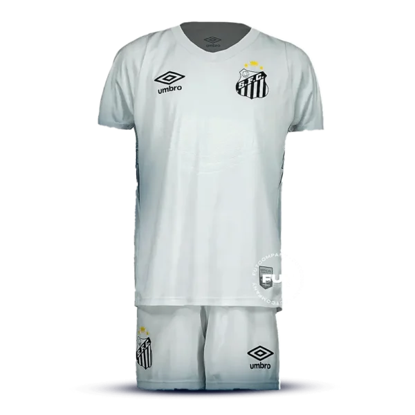 Kit Infantil do Santos 2024/25 Home + #10 Neymar Jr