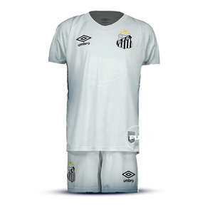 Kit Infantil do Santos 2024/25 Home + #10 Neymar Jr