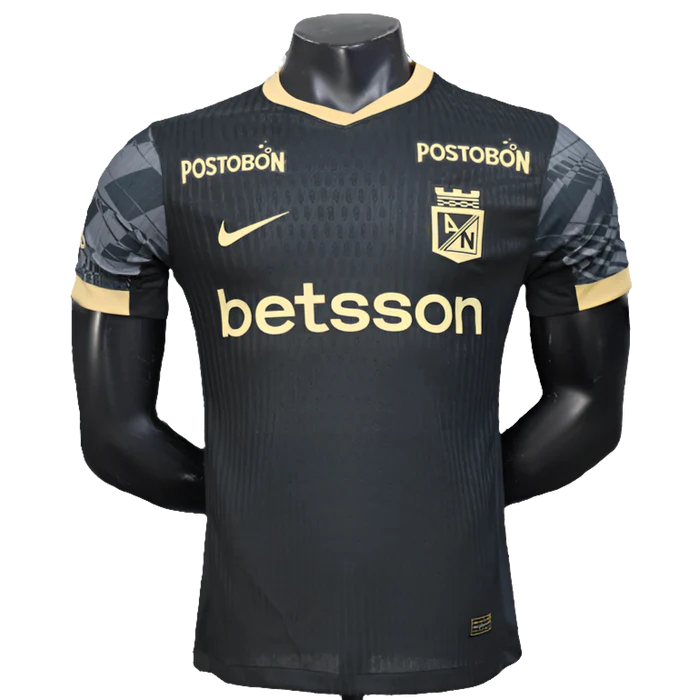 Camisa Atletico Nacional 25/26 Edição Preta - Versão Jogador