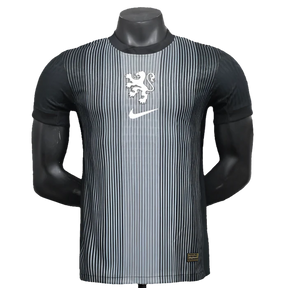 Camisa Países Baixos 25/26 Goleiro - Preto - Versão Jogador