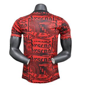 Camisa de treino do Arsenal 25/26 - Vermelho escuro - Versão de jogador