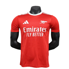Camisa Arsenal 25/26 Pré-Jogo - Vermelho - Versão Jogador
