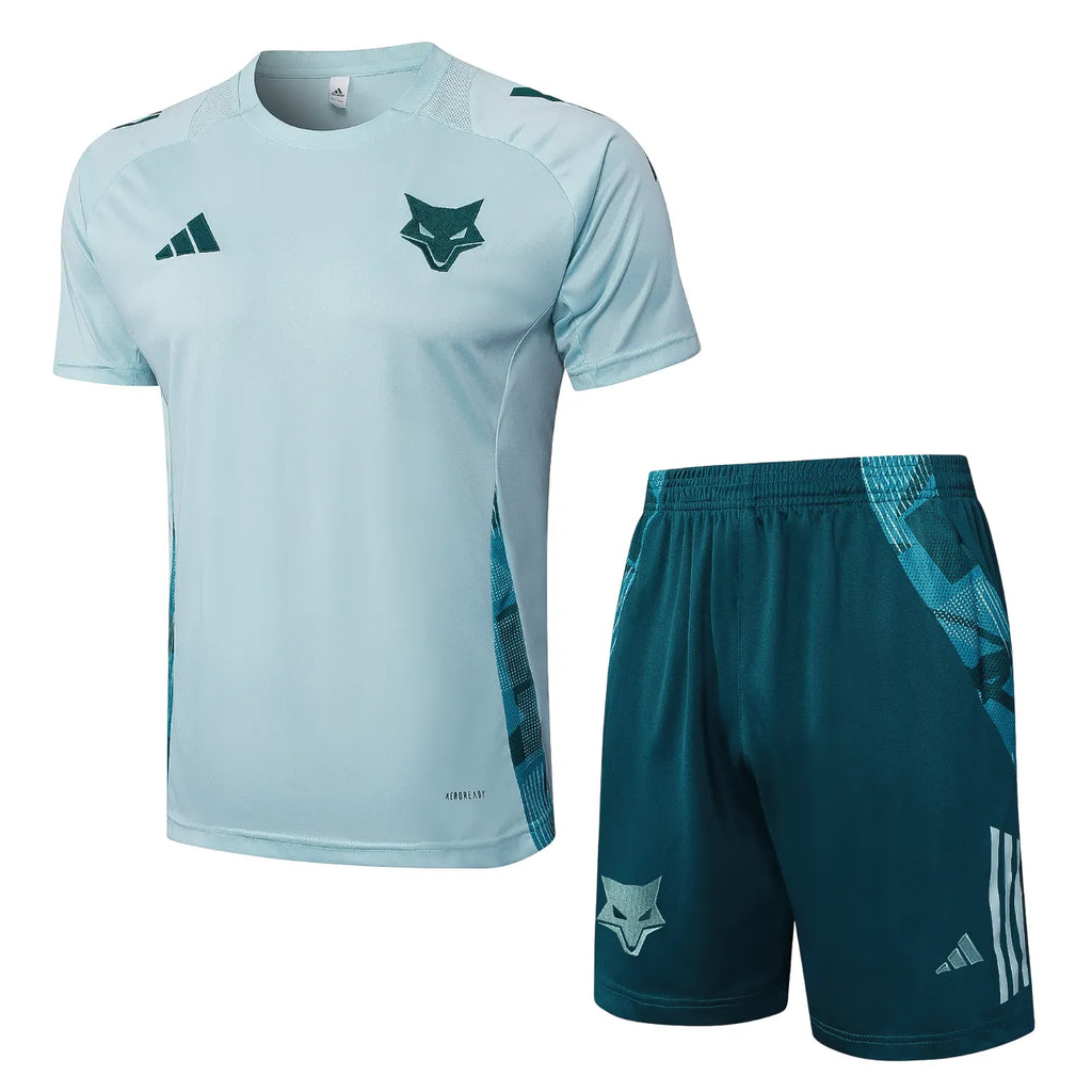 Conjunto Cruzeiro Treino  2025/26 - Azul Turquesa