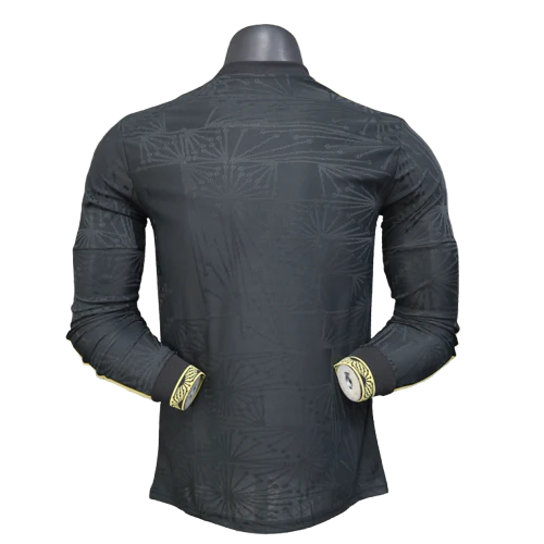 Camisa México 25/26 Gold Cup Edition - Preta - Manga Longa