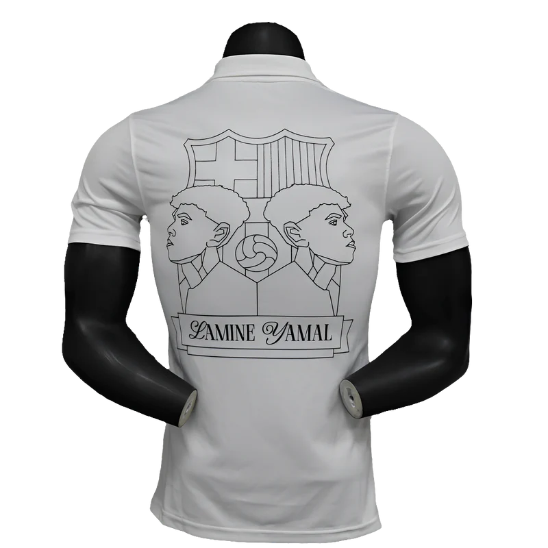 Camisa Barcelona Edição Especial 25/26 - Branca - Versão Jogador