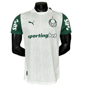 Camisa reserva do Palmeiras 25/26 II - Todos os patrocinadores - Versão jogador