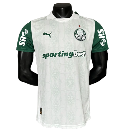 Camisa reserva do Palmeiras 25/26 II - Todos os patrocinadores - Versão jogador