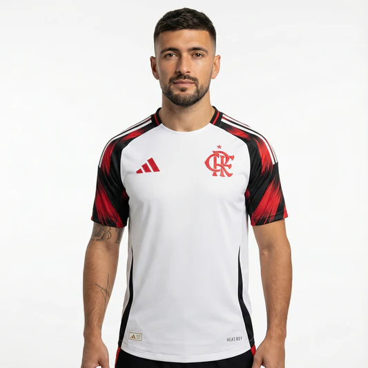 Camisa Flamengo II 25/26 Torcedor Adidas Masculina - Branco