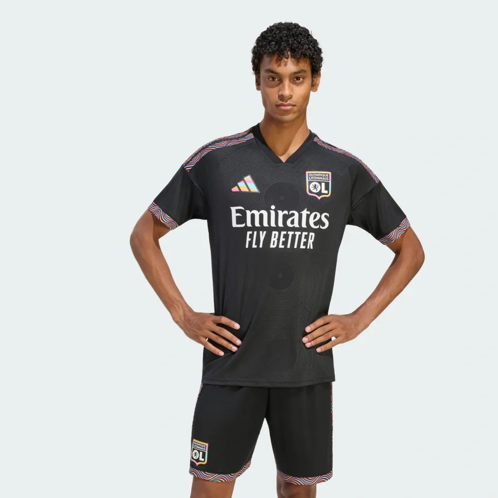 Camisa Olympique Lyon Third 2026/27 Torcedor - Preto