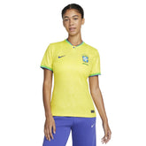 Camisa Brasil Nike 22/23 Copa do Mundo Feminina Torcedor Amarela